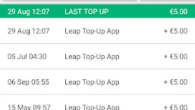 Capture d'écran de Leap Top-Up 6