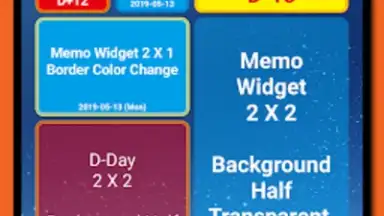 Capture d'écran de D-Day Counter & Memo Widget 8
