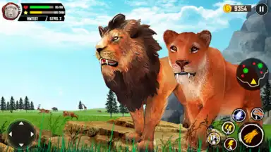 Capture d'écran de Lion Simulator Animal Games 3d 3