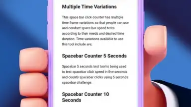 Capture d'écran de Spacebar Counter 3