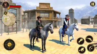 Capture d'écran de West Cowboy Games Horse Riding 5