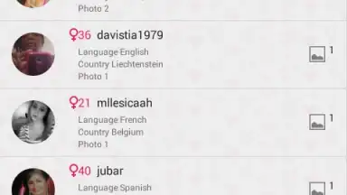 Capture d'écran de Видео чат для девушек 13