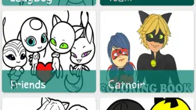 Capture d'écran de Coloring Ladybug & Blackcat 6