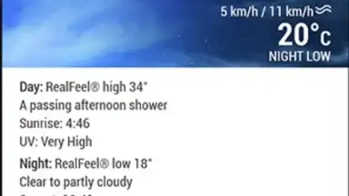 Capture d'écran de AccuWeather 10