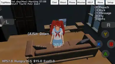 Capture d'écran de School Girls Simulator 2