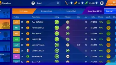 Capture d'écran de Soccer Manager 2026 3