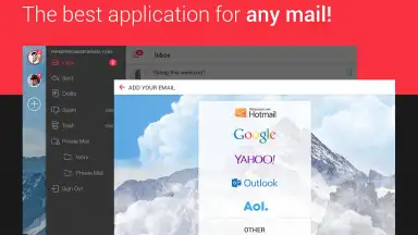 Capture d'écran de myMail 1