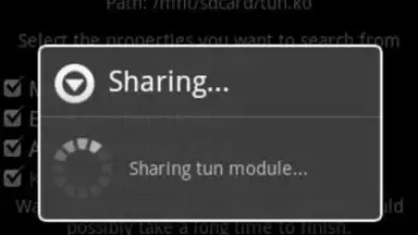 Capture d'écran de TUN.ko Installer 3