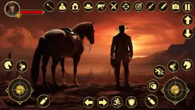 Capture d'écran de West Cowboy Games Horse Riding 11