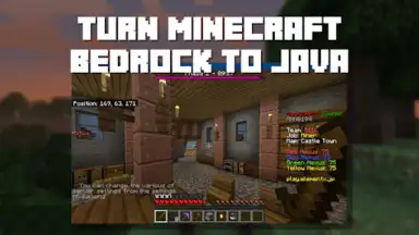 Capture d'écran de Java Edition UI for Minecraft 1