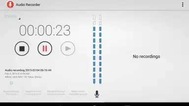 Capture d'écran de Audio Recorder 6