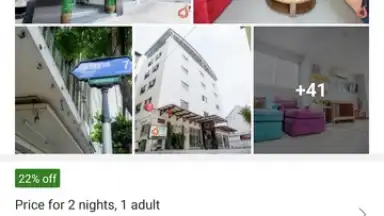 Capture d'écran de Booking.com 9