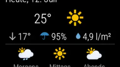 Capture d'écran de wetter.de 5