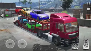 Capture d'écran de Truck Car Transport Trailer Games 2