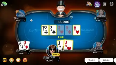Capture d'écran de Monopoly Poker 8