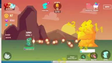 Capture d'écran de Tap Tap Dino 1