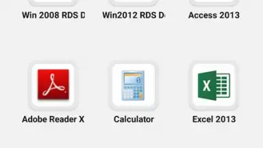 Capture d'écran de VMware Horizon Client 7