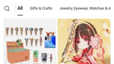 Capture d'écran de Alibaba.com 2