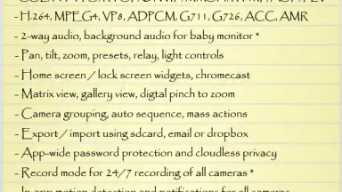 Capture d'écran de IP Cam Viewer Basic 5