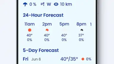 Capture d'écran de live weather checker 2