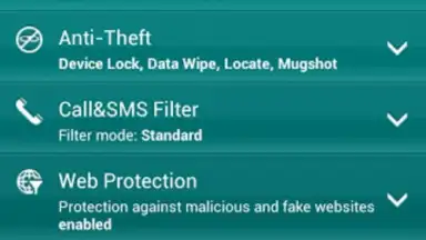 Capture d'écran de Kaspersky Antivirus & VPN 2