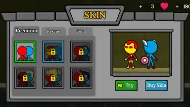 Capture d'écran de Red and Blue Stickman 3