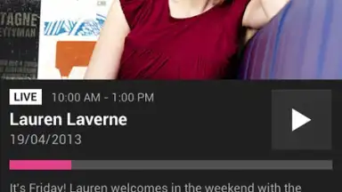 Capture d'écran de BBC iPlayer Radio 19