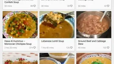 Capture d'écran de Soup Recipes 4