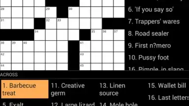 Capture d'écran de Crossword Puzzle 2
