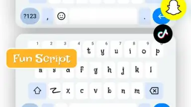 Capture d'écran de Keyboard for WhatsApp : Stylish Fonts Keyboard 3