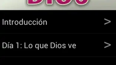 Capture d'écran de 30 Días con Dios 3