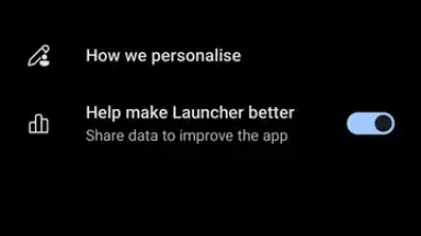 Capture d'écran de Microsoft Launcher 25