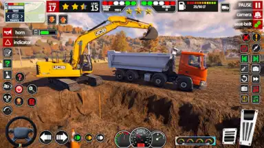 Capture d'écran de JCB Game Snow Excavator Games 7