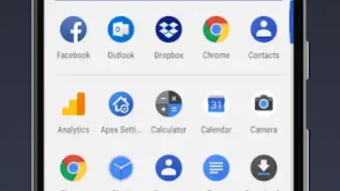 Capture d'écran de Apex Launcher 7