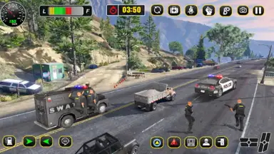 Capture d'écran de Police Car Chase: Thief Chase 3