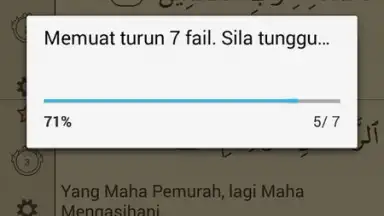 Capture d'écran de Quran Bahasa Melayu 9