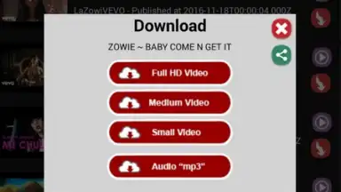 Capture d'écran de STube Music Downloader 4