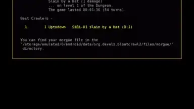 Capture d'écran de DCSS: Bloatcrawl 2 9
