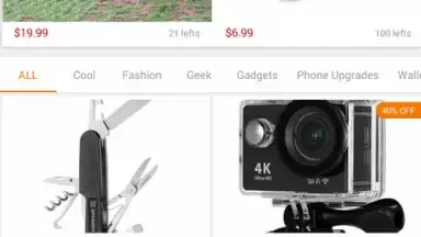Capture d'écran de GearBest 1
