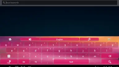 Capture d'écran de Pink Keyboard 9