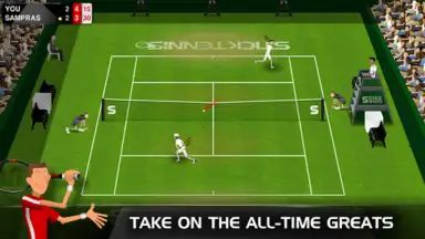 Capture d'écran de Stick Tennis 1