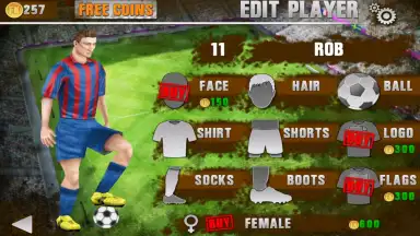Capture d'écran de Football Kicks 4