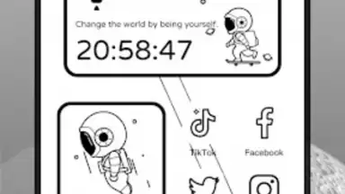 Capture d'écran de iScreen - Widgets & Themes 1