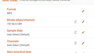 Capture d'écran de Audio Converter 4
