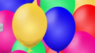 Capture d'écran de Balloons Keyboard 3