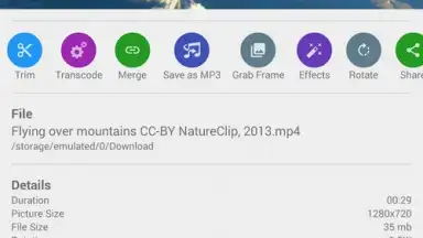 Capture d'écran de VidTrim - Video Editor 3