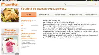 Capture d'écran de Marmiton 6