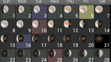 Capture d'écran de Hindu Calendar 12