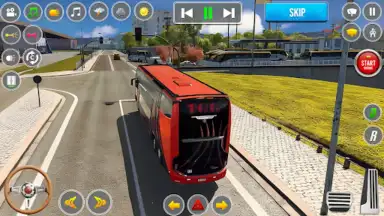 Capture d'écran de Bus Driving: Real City Bus 2