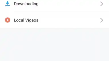 Capture d'écran de Video Downloader for UC Browser 1